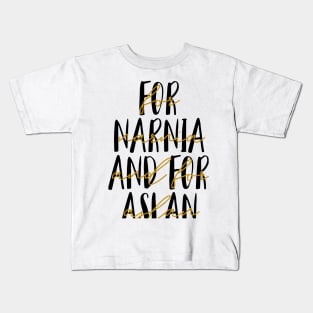 For Narnia and For Aslan Kids T-Shirt